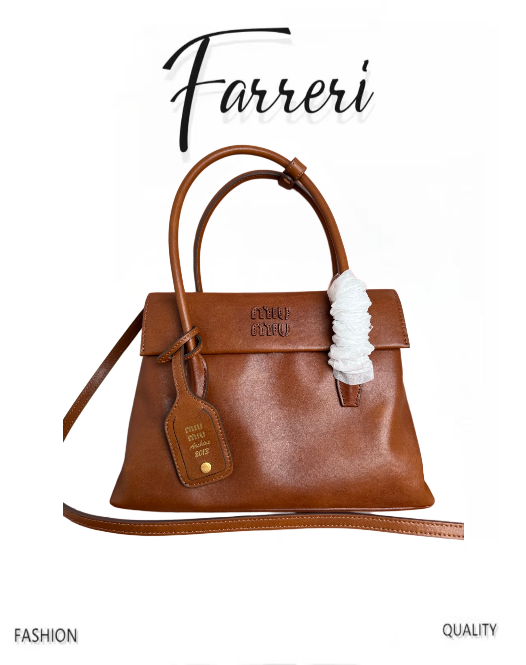 缪缪 solitaire新款小牛皮手袋