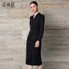 艾尚臣正式场合西装正装女职业套装黑色面试商务工作服西服两件套 商品缩略图1