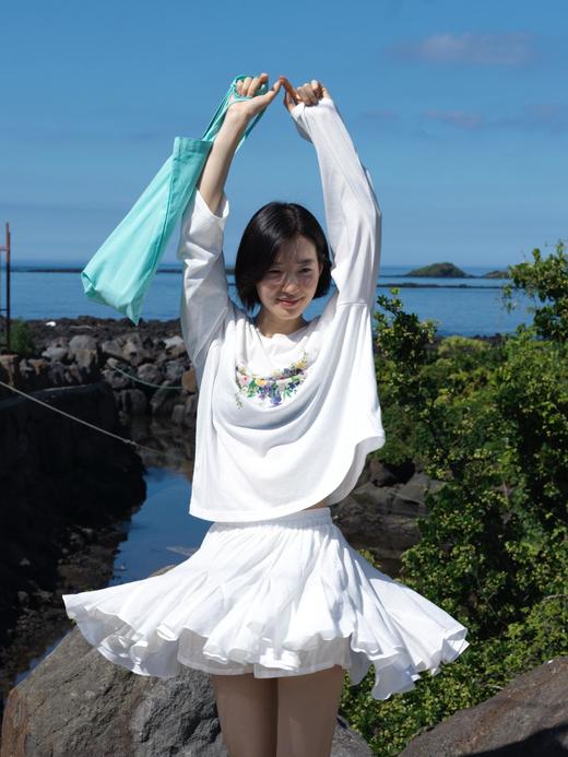 法国小众原单春夏最兰精天丝棉宽松可防晒罩衫T 商品图5