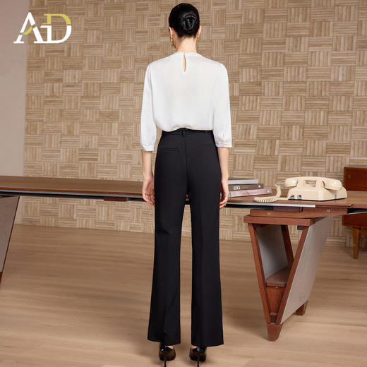 AD正式场合白色衬衫西裤一整套2026春季新款高级感大女主职场穿搭 商品图4
