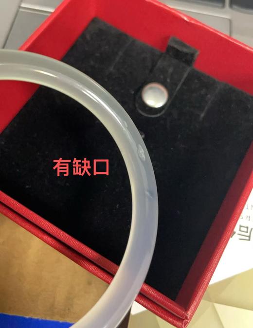 J1011823-2011-A0 周六福 【母亲节礼物】玉髓手镯显白水润细腻玉手镯温婉美人镯细条玉镯女 54mm 商品图5