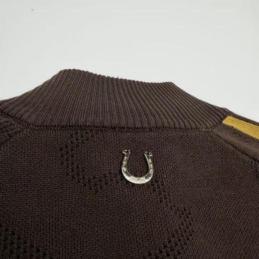 【2fz1】马年限定情侣复古休闲重工针织拉链开衫毛衣！！ 商品图2