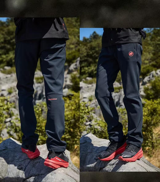原单正品 MAMMUT猛犸象Clion红标软壳裤，定义户外保暖新境界！
黑色/灰色/军绿  S-XXL 商品图1