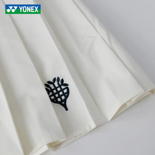 YONEX尤尼克斯羽毛球服女士训练比赛服运动短裙百褶裙26210CR 商品图3