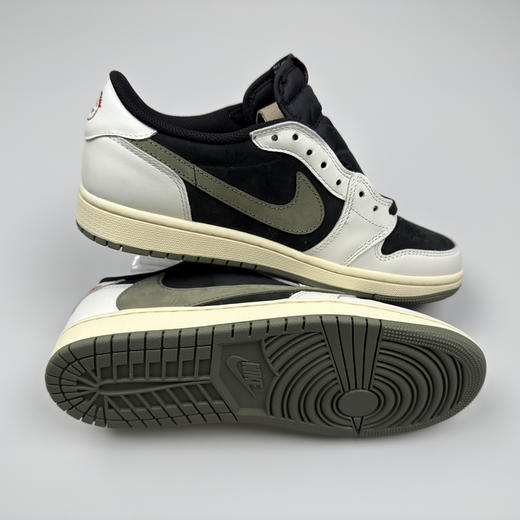 春季特惠💰430 公司级 # Travis Scott x Air Jordan 1 AJ1乔1低帮倒钩 商品图3
