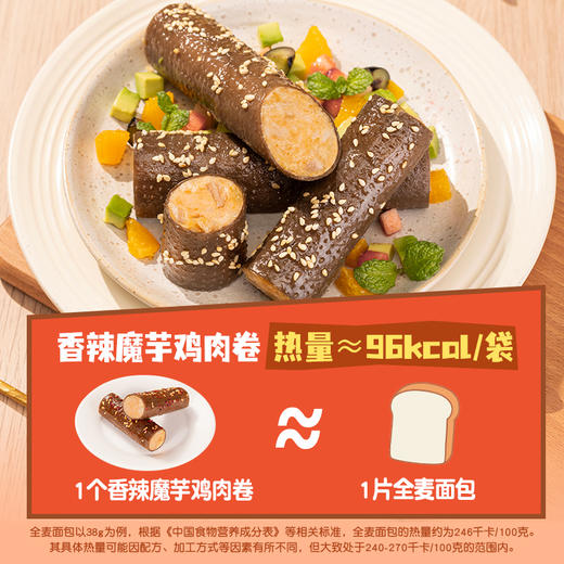 【优形】新品 Q弹魔芋鸡肉卷70g/袋 商品图3