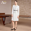 AD高端精致连衣裙女春季2026新款轻奢高级感双排扣职业装爆款裙子 商品缩略图2