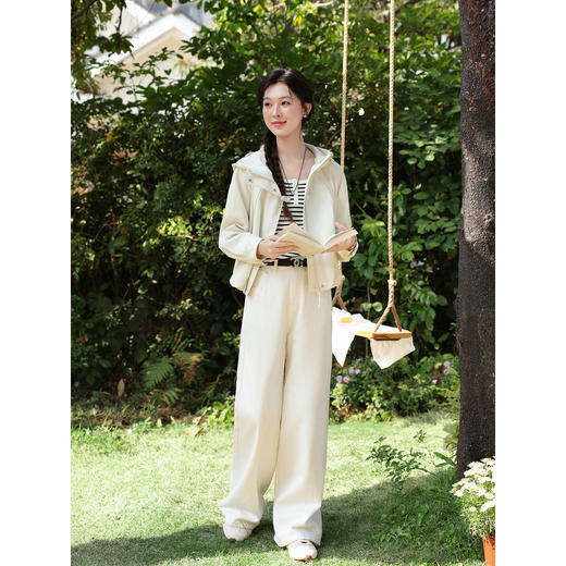 鹿向南「线条序曲」条纹无袖吊带背心女春新款修身显瘦叠穿小上衣 商品图1