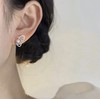 She's巴洛克珍珠蝴蝶耳钉&She's手工滴油鸢尾花耳环 耳钉耳饰耳环 0302 商品缩略图0