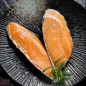 【新鲜冷冻】我爱渔 智利三文鱼去刺斜切鱼柳 130g/袋×3袋