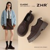 ZHR则则复古爵士英伦单鞋系带2026新款百搭懒人通勤小皮鞋乐福鞋 商品缩略图1