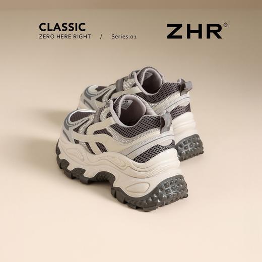 ZHR则则厚底7cm超轻老爹鞋女2026春秋季小个子增高休闲鞋透气运动鞋 商品图1