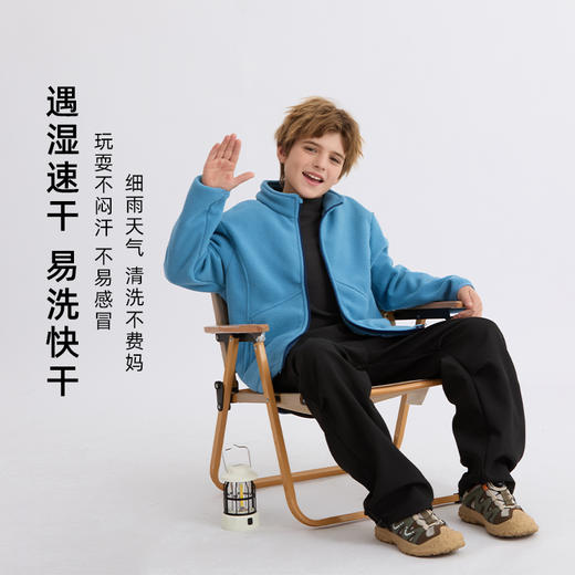 现货速发 2026冬款新品龙之涵“小暖炉”轻暖双面绒上衣儿童外套亲子加绒衣 商品图2