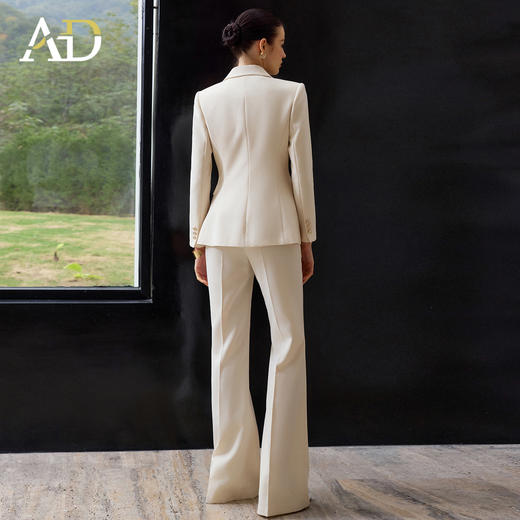 AD高端品牌西装套装女春2026新款高级感马甲微喇裤职业穿搭一整套 商品图4