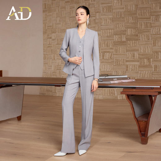 AD高端品牌西装套装女春2026新款高级感职业装马甲西裤穿搭一整套 商品图2