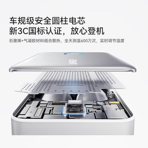 Anker安克 45W自带伸缩线能量盒充电宝 10000mAh 适配苹果手机飞机可携带 A1638 商品图5