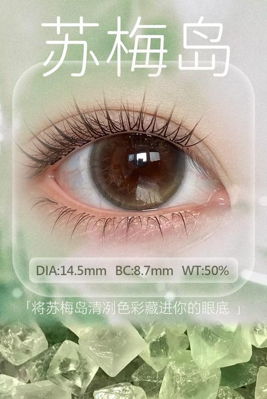 chonos日抛 苏梅岛 绿色 14.5mm 一盒10片 非离子 日抛无售后 商品图4