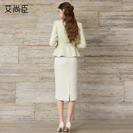艾尚臣优雅风小香风套装女韩系贵气千金秋冬收腰显瘦套装优雅气质 商品图4
