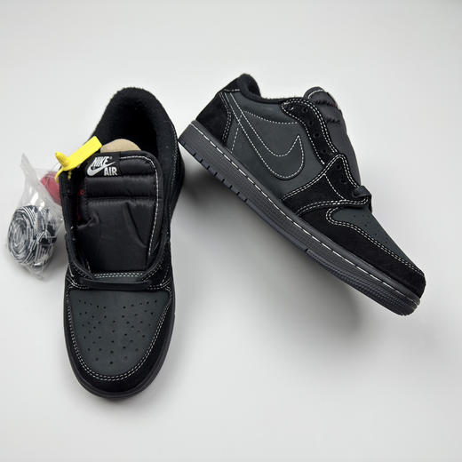 春季特惠💰430 公司级 # Travis Scott x Air Jordan 1 AJ1乔1低帮倒钩 商品图2