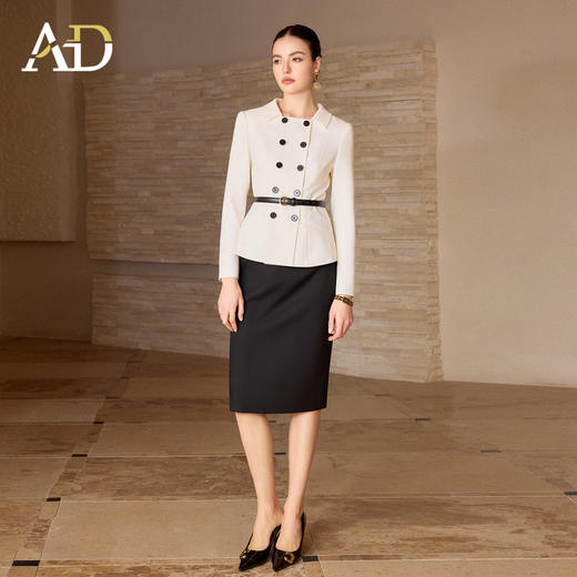 AD小香风西装套装女春季2026新款高级感职业装重要场合巨好看裙子 商品图3