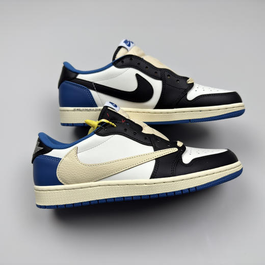 春季特惠💰430 公司级 # Travis Scott x Air Jordan 1 AJ1乔1低帮倒钩 商品图7