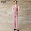 艾尚臣轻奢优雅风西装套装女冬粉色高级感职业通勤西服马甲三件套 商品缩略图3