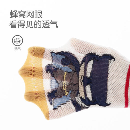 春夏儿童袜子新款A类男童袜子网眼透气小童男孩卡通夏季棉袜批发 商品图3