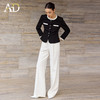 AD黑白撞色西装套装女正式场合两件套2026春季通勤长袖外套职业装 商品缩略图3
