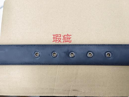 271932V4650100095 BOTTEGA VENETA 【编织针扣】男士经典牛皮革商务休闲3.5CM宽腰带皮带【95】 商品图6