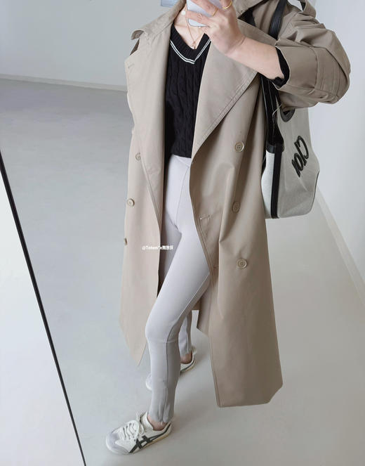 Toteme裤腿开叉打底裤小黑裤 商品图4