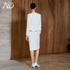 AD2026年春季职业套装通勤长袖半身裙两件套高档工作服西装套装裙 商品缩略图4