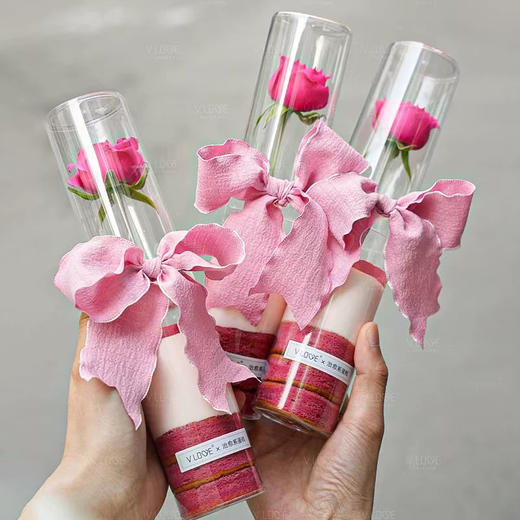 【38女神节蛋糕】红丝绒草莓对对杯蛋糕 商品图3