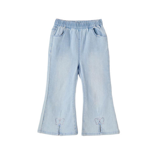 笛莎/Deesha 2026年夏季新款女童小童微喇牛仔裤裤子 商品图4