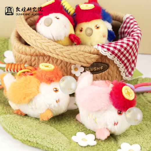 敦煌研究院【 鲤想成真吐泡泡毛绒挂件】 文创毛绒玩偶公仔挂件钥匙扣 商品图3