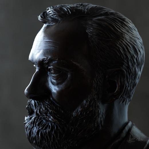 PNSO科学家青铜艺术雕像 商品图7