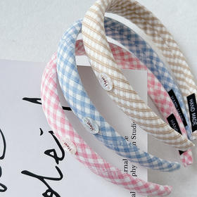 ZY简约百搭清新小格发箍QXSH发箍-纪念日百货门店同款169446403