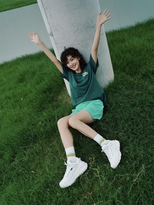 付款减库存，kl户外露营ks *jeon hwangil插画刺绣贴布短袖T恤   插画kl短袖 商品图5