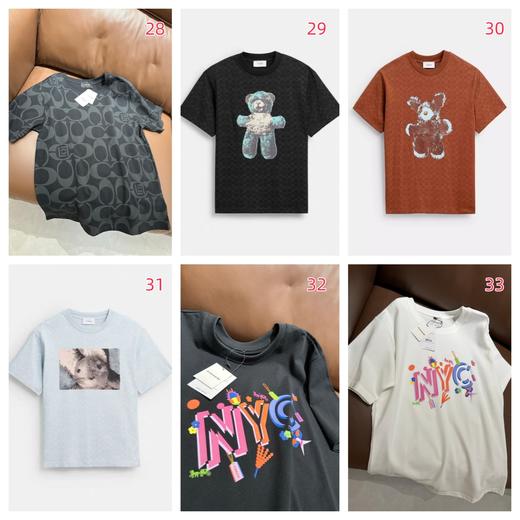 点此购买 蔻驰春夏季男女款短袖T恤合集 ye 340855 商品图3