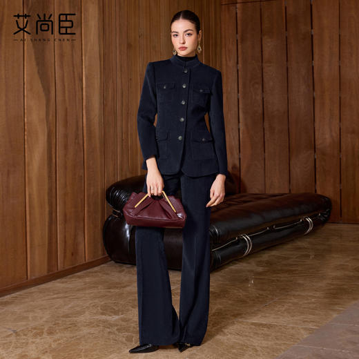 艾尚臣老钱风西装套装女春季轻奢通勤职业装两件套高级感修身显瘦 商品图2