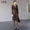 中长款大衣外套两穿高级感复古西装连衣裙女收腰显瘦气质通勤羊毛 商品缩略图2