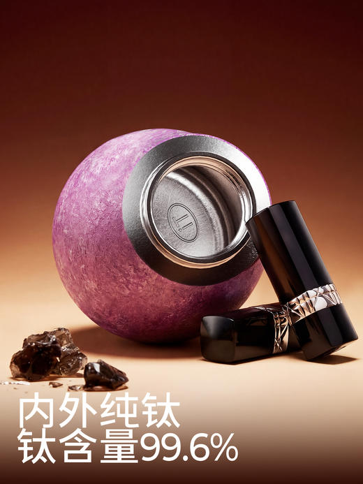 bablov永不分梨纯钛保温杯女高颜值吸管杯小巧便携水杯子新年生日礼物钛杯 商品图1