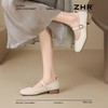 ZHR玛丽珍鞋女2025新款法式圆头浅口单鞋女时尚百搭平底ins小皮鞋 商品缩略图7
