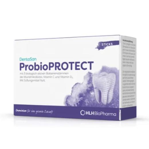 升级版！德国Lactobact莱德宝probiogum口腔益生菌牙周清新口气14包/盒【德国直邮 下单请提供身份证正反面照片】 商品图0