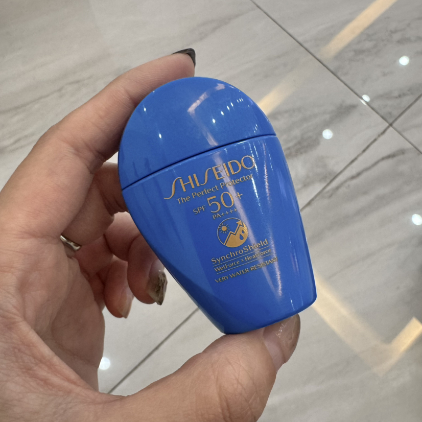 SHISEIDO•蓝胖子新艳阳夏水动力隔离防晒防乳水防汗不油腻防晒霜15ml大样