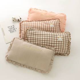 婴儿枕头0到6个月以上宝宝枕头透气吸汗婴幼儿小枕头1一2岁枕垫