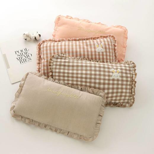 婴儿枕头0到6个月以上宝宝枕头透气吸汗婴幼儿小枕头1一2岁枕垫 商品图0