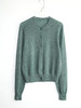 绿琉璃·真丝羊绒羊毛圆领修身开衫 商品缩略图4