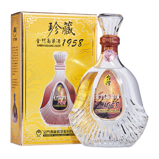 台湾金门高粱酒 1958珍藏纪念酒纪念酒 0.6L-53度 6瓶整箱装 商品图0