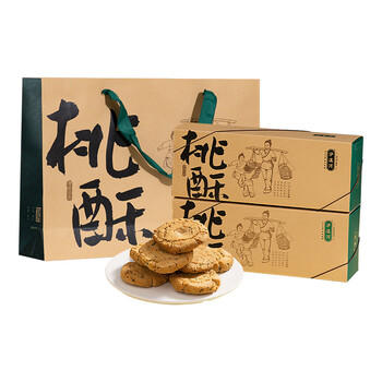 泸溪河原味经典功夫桃酥320g 节日礼品面包糕点心礼盒休闲零食 /休闲食品 /中式糕点 /桃酥 商品图2