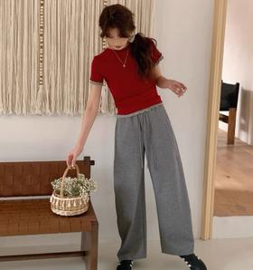 老米优品🎈3-5天《莱赛尔天丝棉 🍃春款氧气弯刀裤》显瘦一绝！初春最爱的松弛感百搭休闲裤~ K260226A